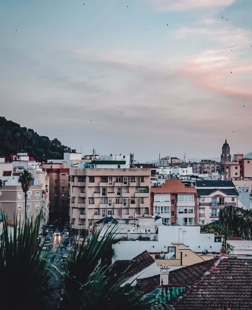 Manuela Kuratli Aussicht auf die Stadt Praktikum Malaga